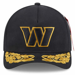 Washington Commanders New Era x Alpha Industries A-Frame 9FORTY Adjustable Hat Black