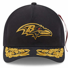 Baltimore Ravens New Era x Alpha Industries A-Frame 9FORTY Adjustable Hat Black