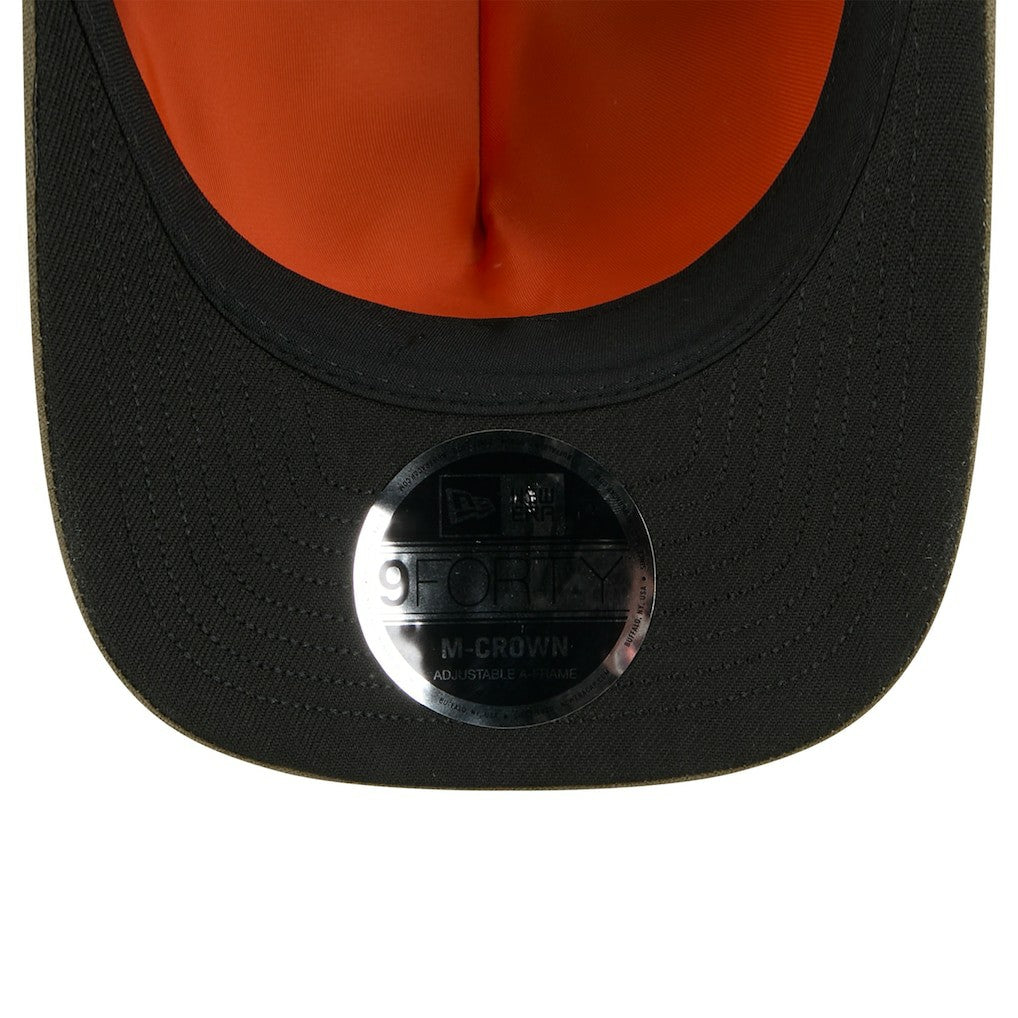 Baltimore Ravens New Era x Alpha Industries A-Frame 9FORTY Adjustable Hat Olive