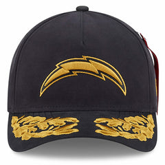 Los Angeles Chargers New Era x Alpha Industries A-Frame 9FORTY Adjustable Hat Black