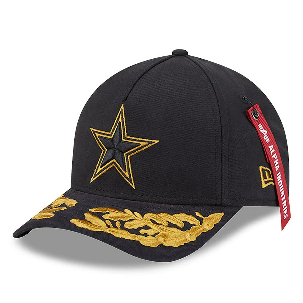 Dallas Cowboys New Era x Alpha Industries A-Frame 9FORTY Adjustable Hat Black