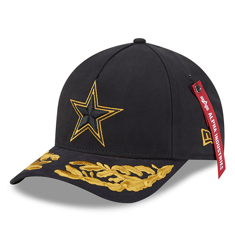 Dallas Cowboys New Era x Alpha Industries A-Frame 9FORTY Adjustable Hat Black