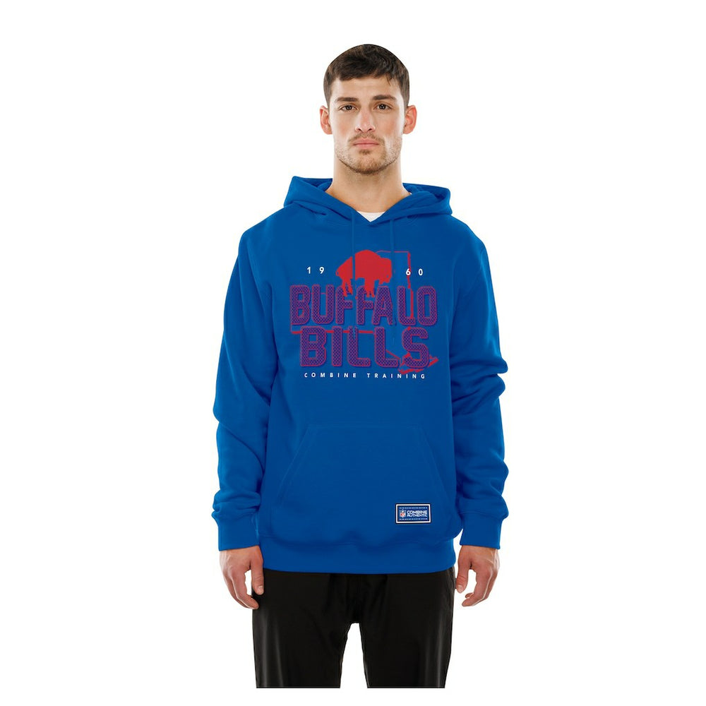 Buffalo Bills New Era Combine Authentic Local State Throwback Hoodie Royal