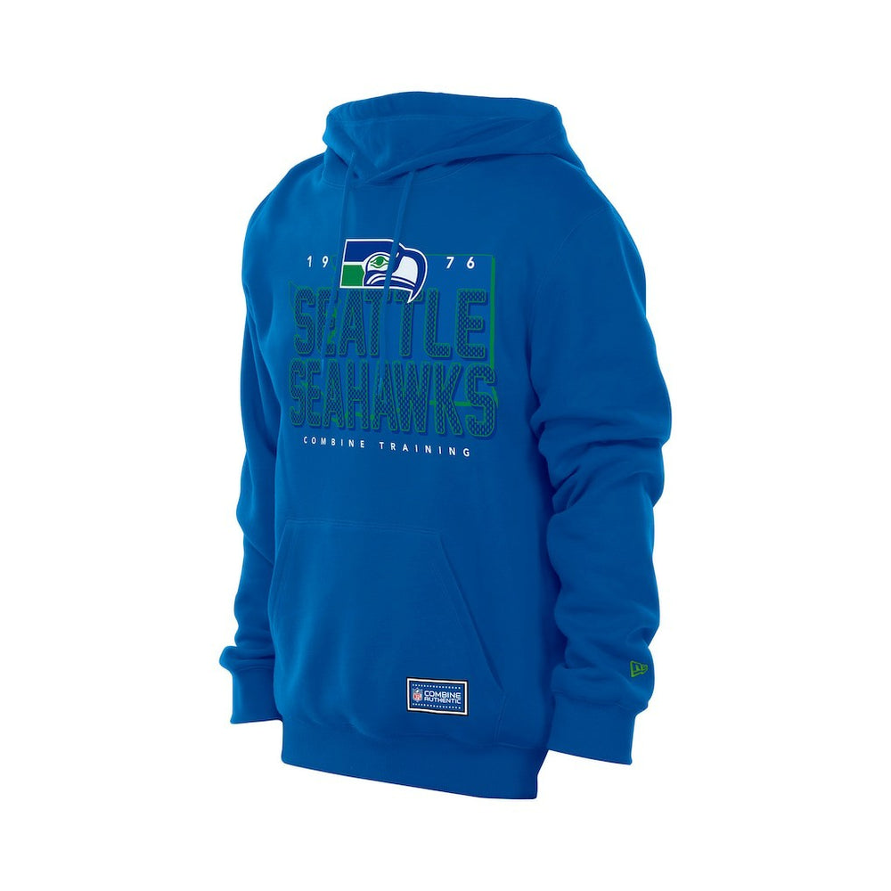 Seattle Seahawks New Era Combine Authentic Local State Throwback Hoodie Royal