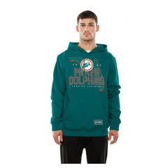 Miami Dolphins New Era Combine Authentic Local State Throwback Hoodie Aqua