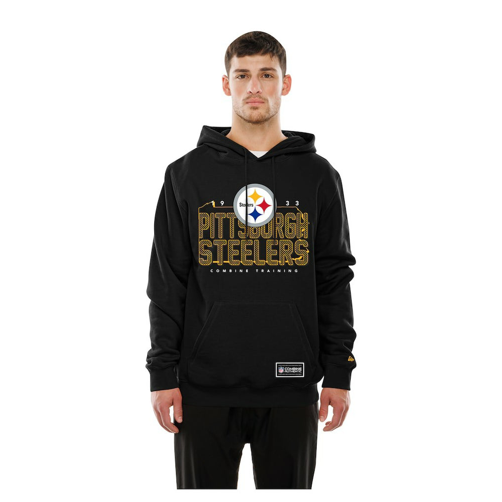 Pittsburgh Steelers New Era Combine Authentic Local State Hoodie Black