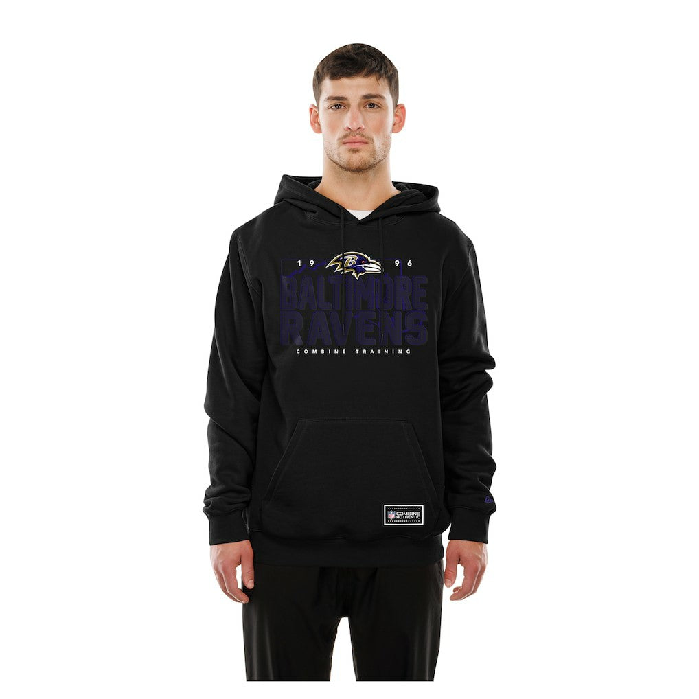 Baltimore Ravens New Era Combine Authentic Local State Hoodie Black