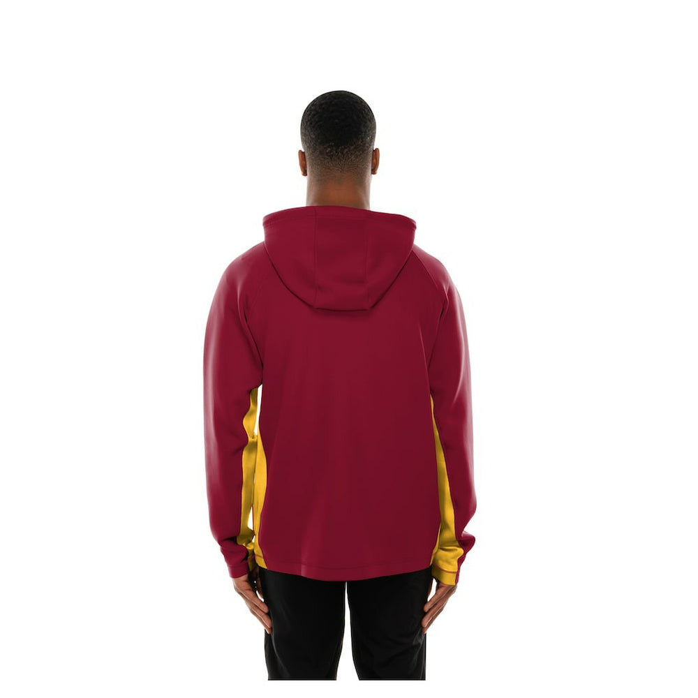 Washington Commanders New Era Combine Authentic Raglan Scuba Full-Zip Hoodie Burgundy