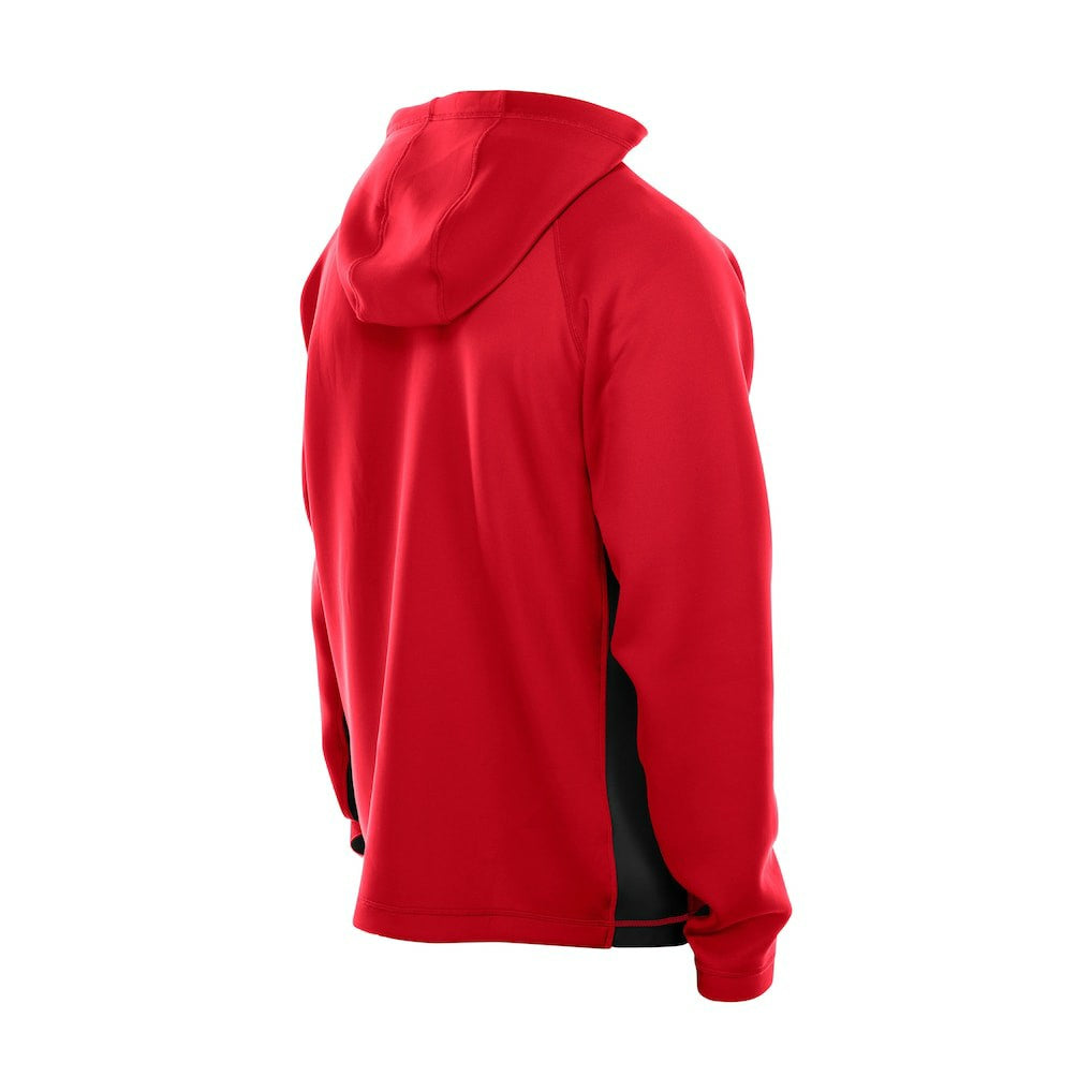 Kansas City Chiefs New Era Combine Authentic Raglan Scuba Full-Zip Hoodie Red