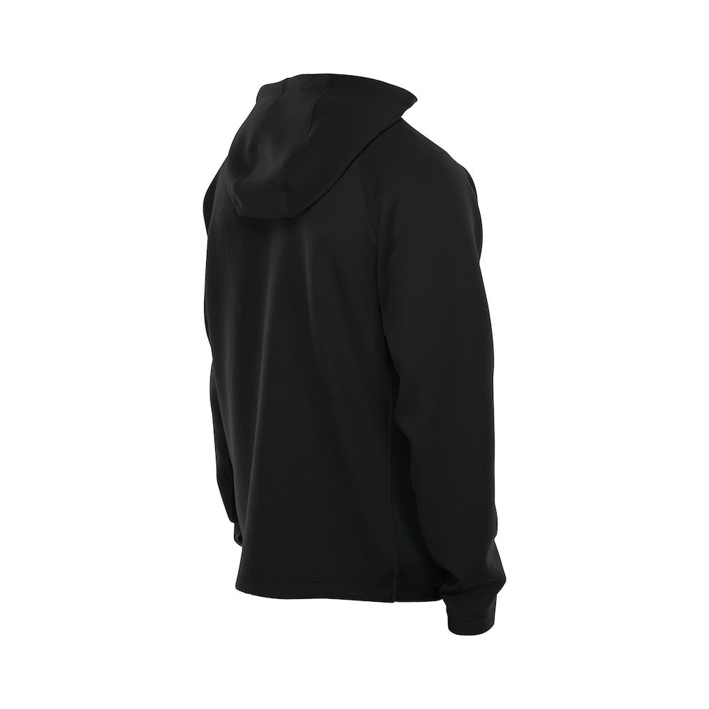 New Orleans Saints New Era Combine Authentic Raglan Scuba Full-Zip Hoodie Black