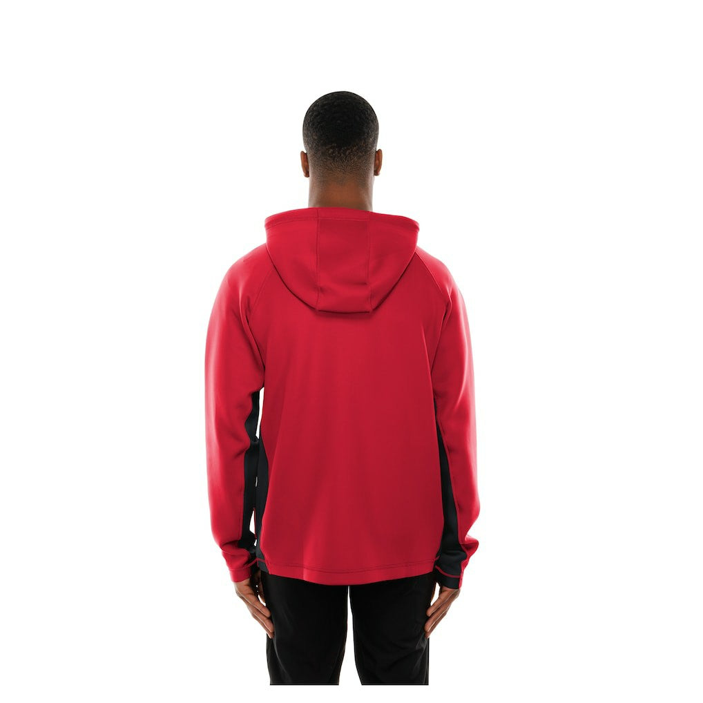 Atlanta Falcons New Era Combine Authentic Raglan Scuba Full-Zip Hoodie Red