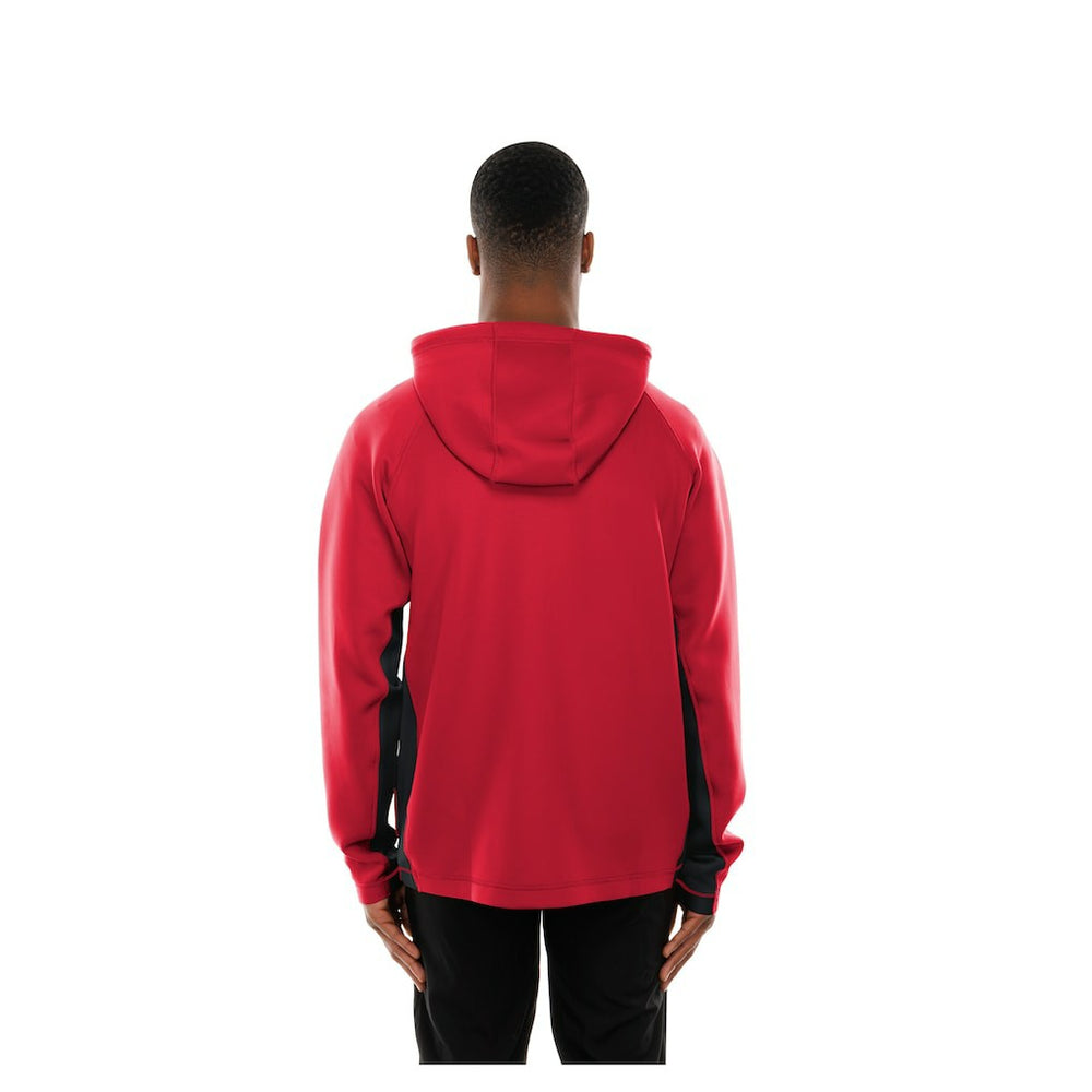 Atlanta Falcons New Era Combine Authentic Raglan Scuba Full-Zip Hoodie Red