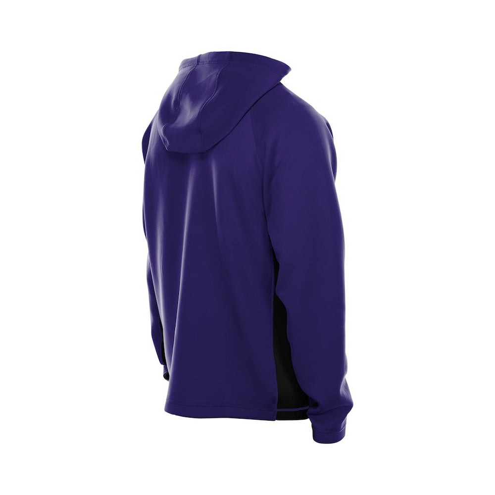 Baltimore Ravens New Era Combine Authentic Raglan Scuba Full-Zip Hoodie Purple