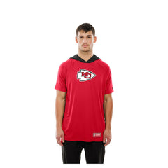 Kansas City Chiefs New Era Combine Authentic Hooded Raglan Short-Sleeve T-Shirt Red