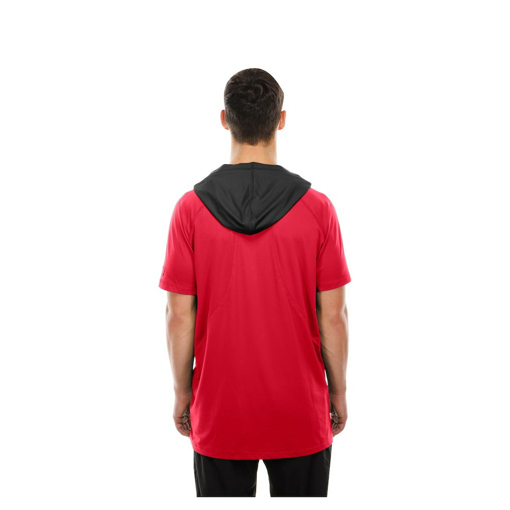 Kansas City Chiefs New Era Combine Authentic Hooded Raglan Short-Sleeve T-Shirt Red
