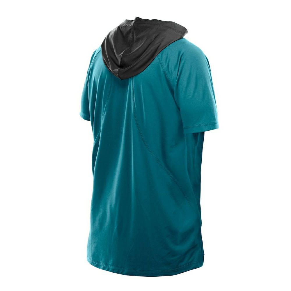 Jacksonville Jaguars New Era Combine Authentic Hooded Raglan Short-Sleeve T-Shirt Teal