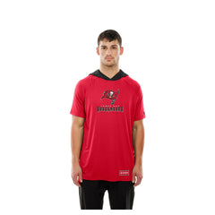 Tampa Bay Buccaneers New Era Combine Authentic Hooded Raglan Short-Sleeve T-Shirt Red