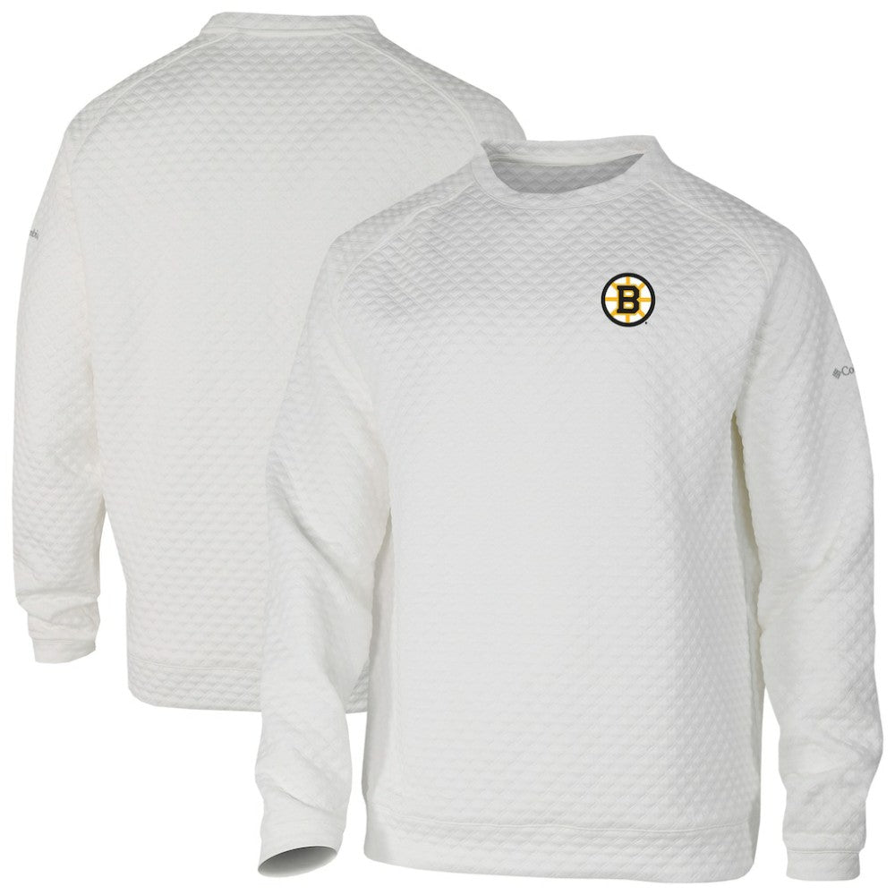 Boston Bruins Columbia The Finder Sweatshirt - White - NHL 202633148