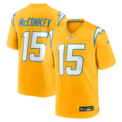 Nike Ladd McConkey Los Angeles Chargers Alternate Charger Power Game Player Jersey Gold