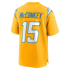 Nike Ladd McConkey Los Angeles Chargers Alternate Charger Power Game Player Jersey Gold