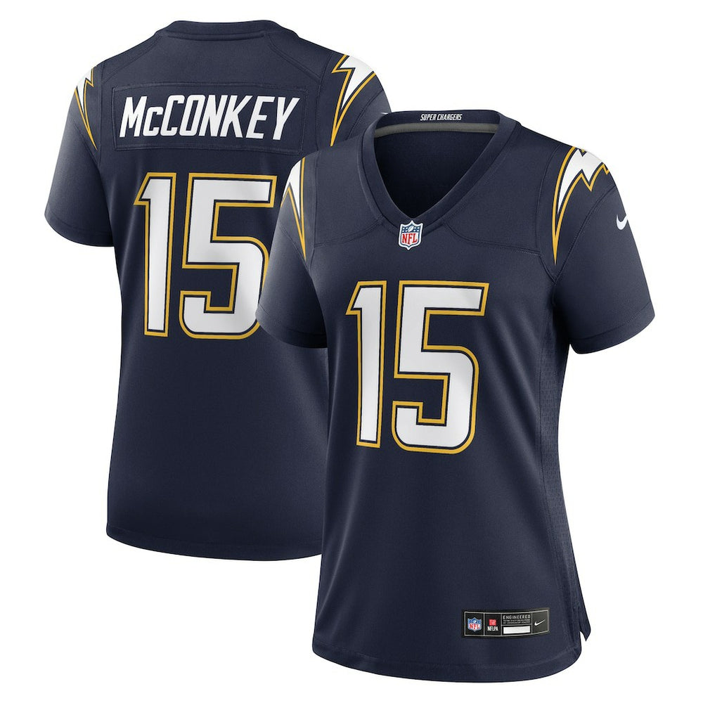 Nike Ladd McConkey Los Angeles Chargers Women's Alternate Super Chargers Game Jersey Navy