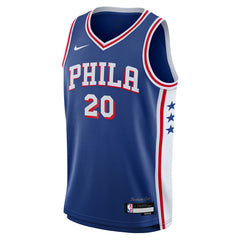 Jared McCain Philadelphia 76ers Youth Swingman Jersey Icon Edition Royal | Nike US