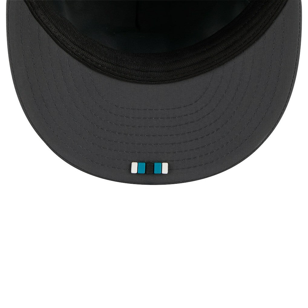 Jacksonville Jaguars New Era 2025 Sideline Cold Weather Retro Crown 59FIFTY Fitted Hat Charcoal