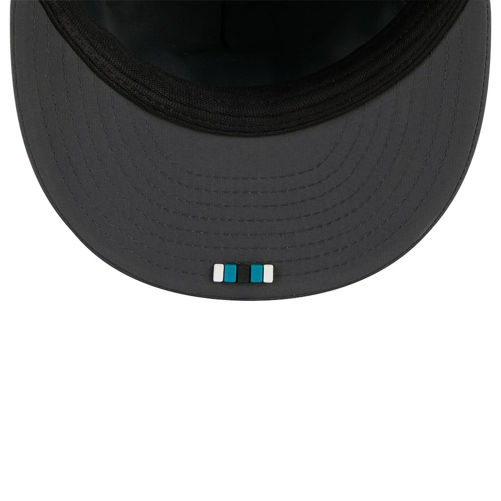 Jacksonville Jaguars New Era 2025 Sideline Cold Weather Retro Crown 59FIFTY Fitted Hat Charcoal