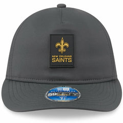New Orleans Saints New Era 2025 Sideline Cold Weather Retro Crown 59FIFTY Fitted Hat Charcoal