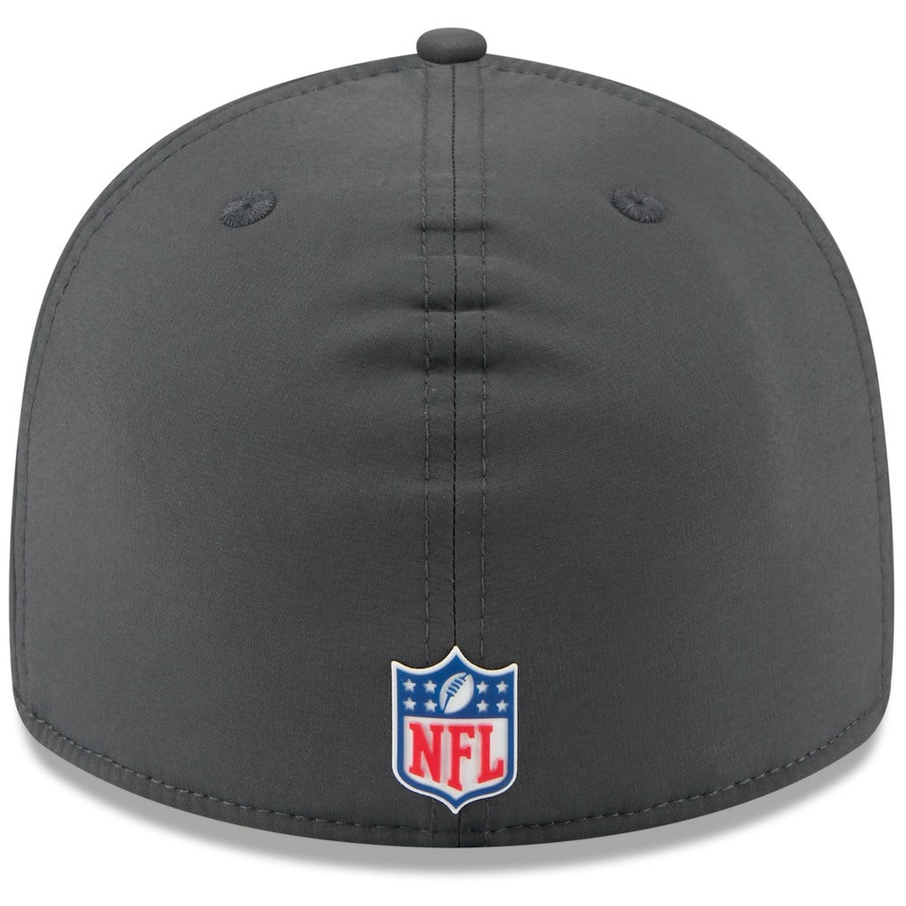 New Orleans Saints New Era 2025 Sideline Cold Weather Retro Crown 59FIFTY Fitted Hat Charcoal