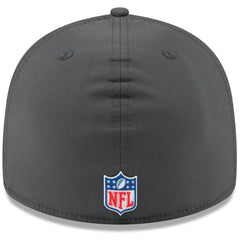 New Orleans Saints New Era 2025 Sideline Cold Weather Retro Crown 59FIFTY Fitted Hat Charcoal