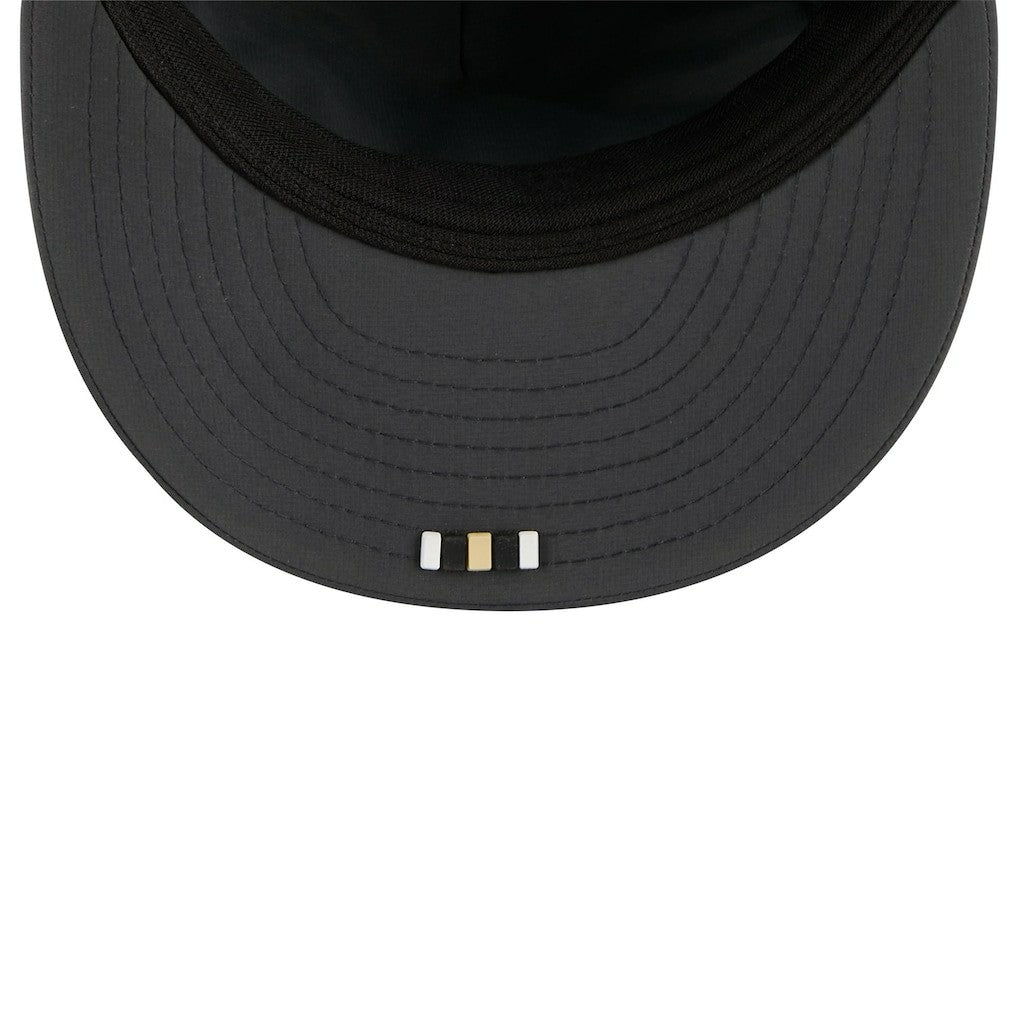 New Orleans Saints New Era 2025 Sideline Cold Weather Retro Crown 59FIFTY Fitted Hat Charcoal