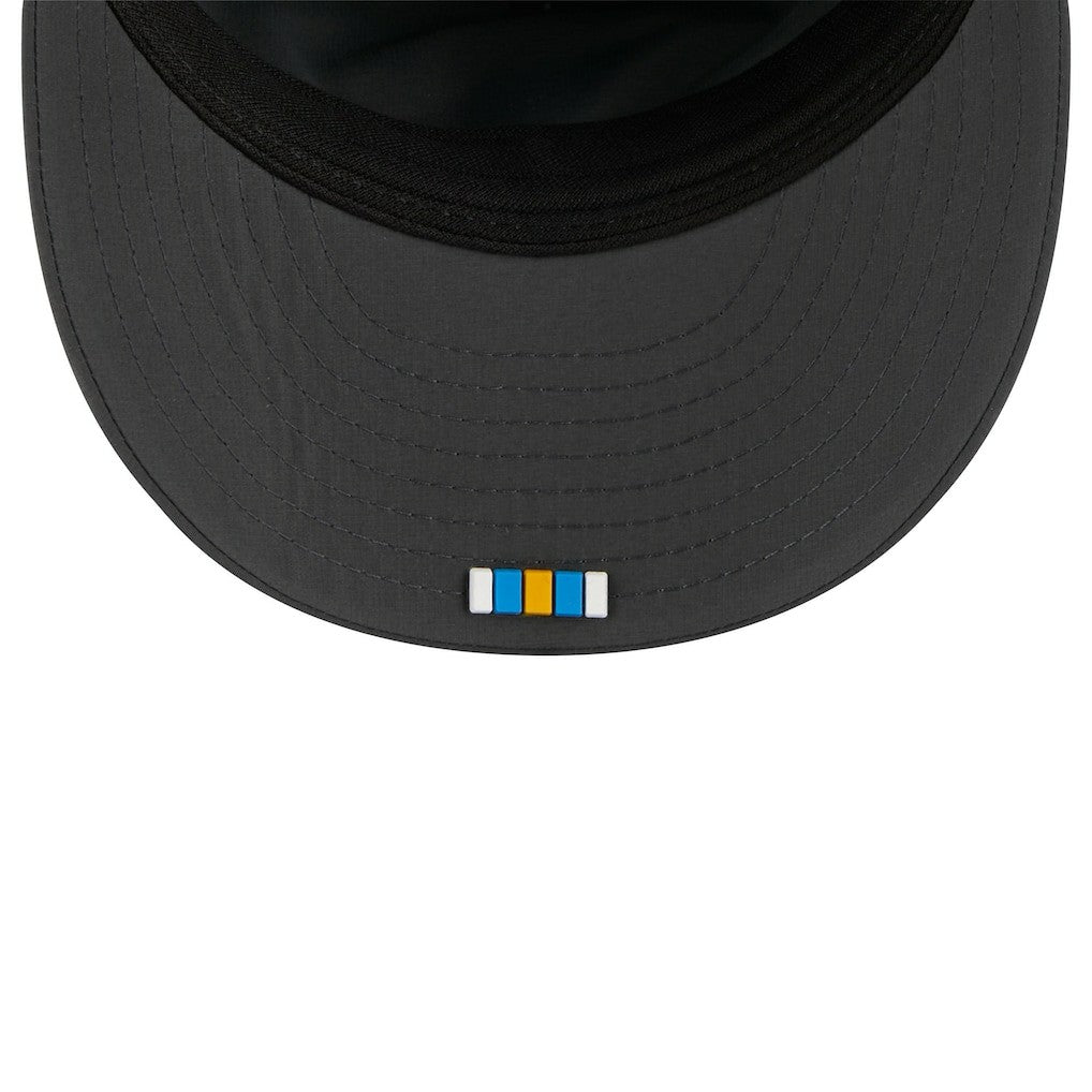 Los Angeles Chargers New Era 2025 Sideline Cold Weather Retro Crown 59FIFTY Fitted Hat Charcoal