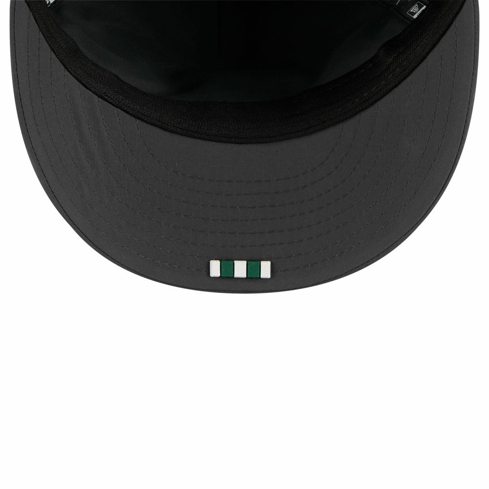 New York Jets New Era 2025 Sideline Cold Weather Retro Crown 59FIFTY Fitted Hat Charcoal
