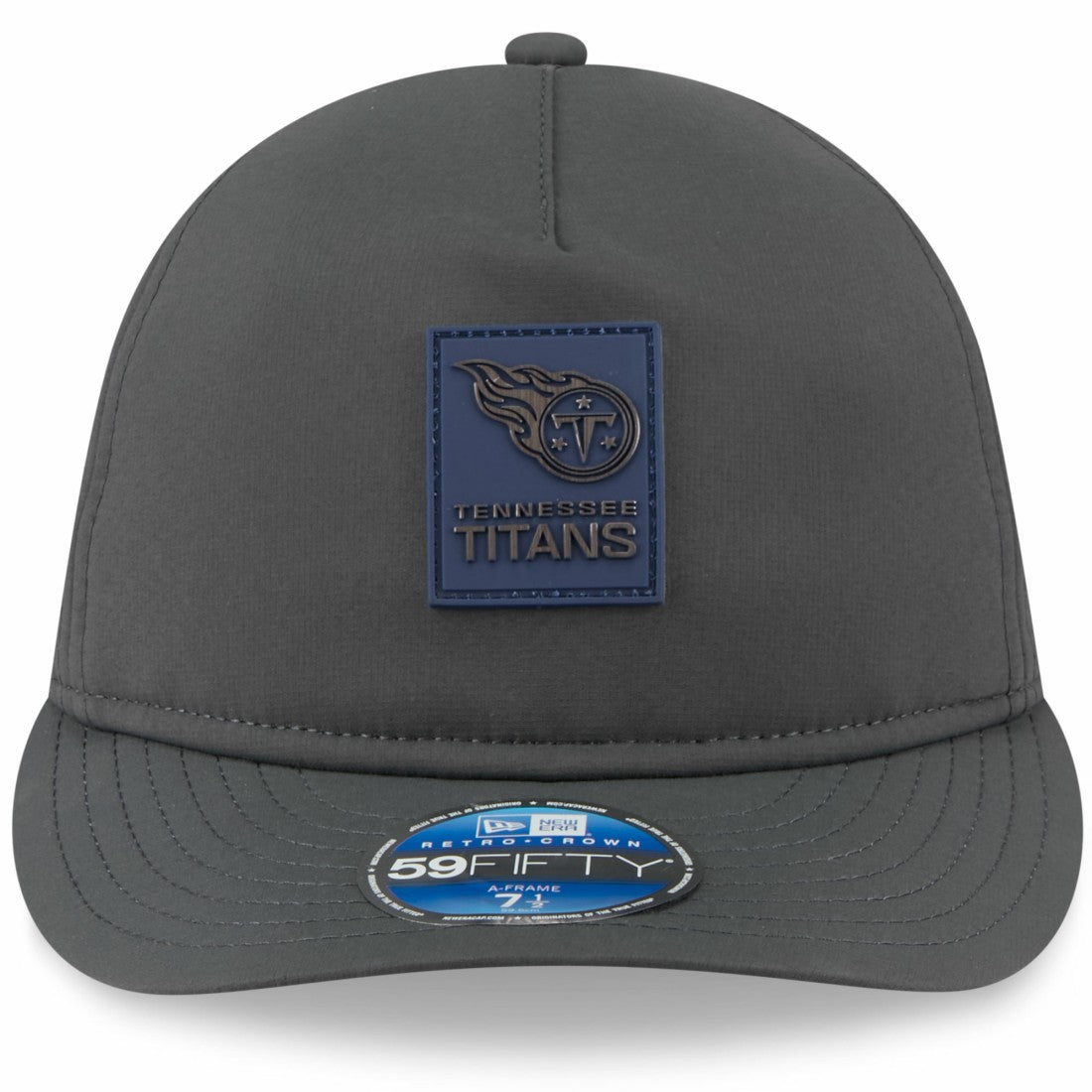 Tennessee Titans New Era 2025 Sideline Cold Weather Retro Crown 59FIFTY Fitted Hat Charcoal