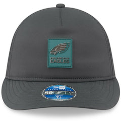 Philadelphia Eagles New Era 2025 Sideline Cold Weather Retro Crown 59FIFTY Fitted Hat Charcoal