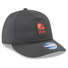 Cleveland Browns New Era 2025 Sideline Cold Weather Retro Crown 59FIFTY Fitted Hat Charcoal