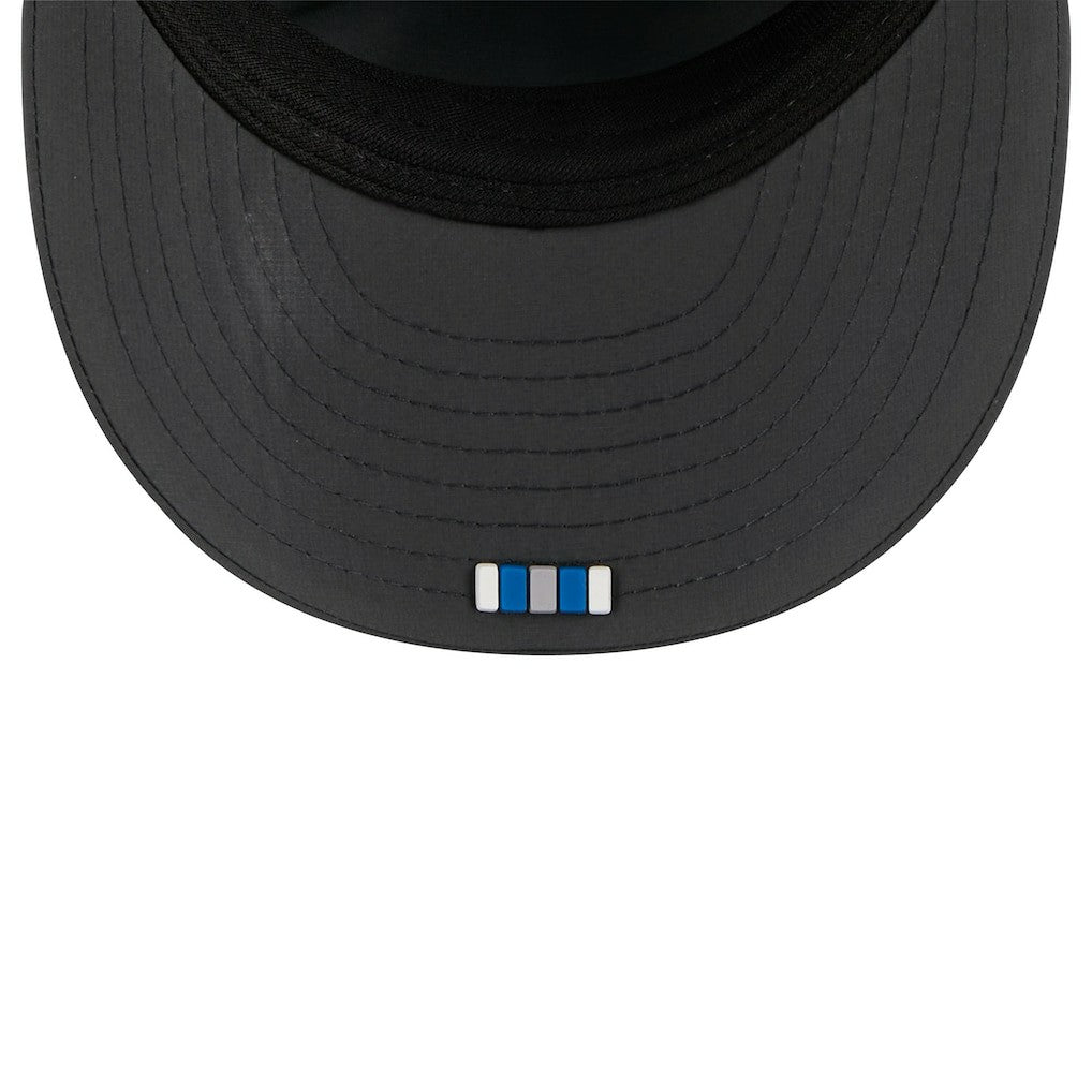Detroit Lions New Era 2025 Sideline Cold Weather Retro Crown 59FIFTY Fitted Hat Charcoal