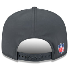 Kansas City Chiefs New Era 2025 Sideline Cold Weather Split Panel 9FIFTY Snapback Hat Charcoal