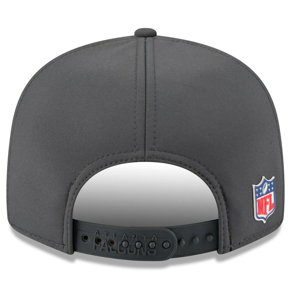 Atlanta Falcons New Era 2025 Sideline Cold Weather Split Panel 9FIFTY Snapback Hat Charcoal