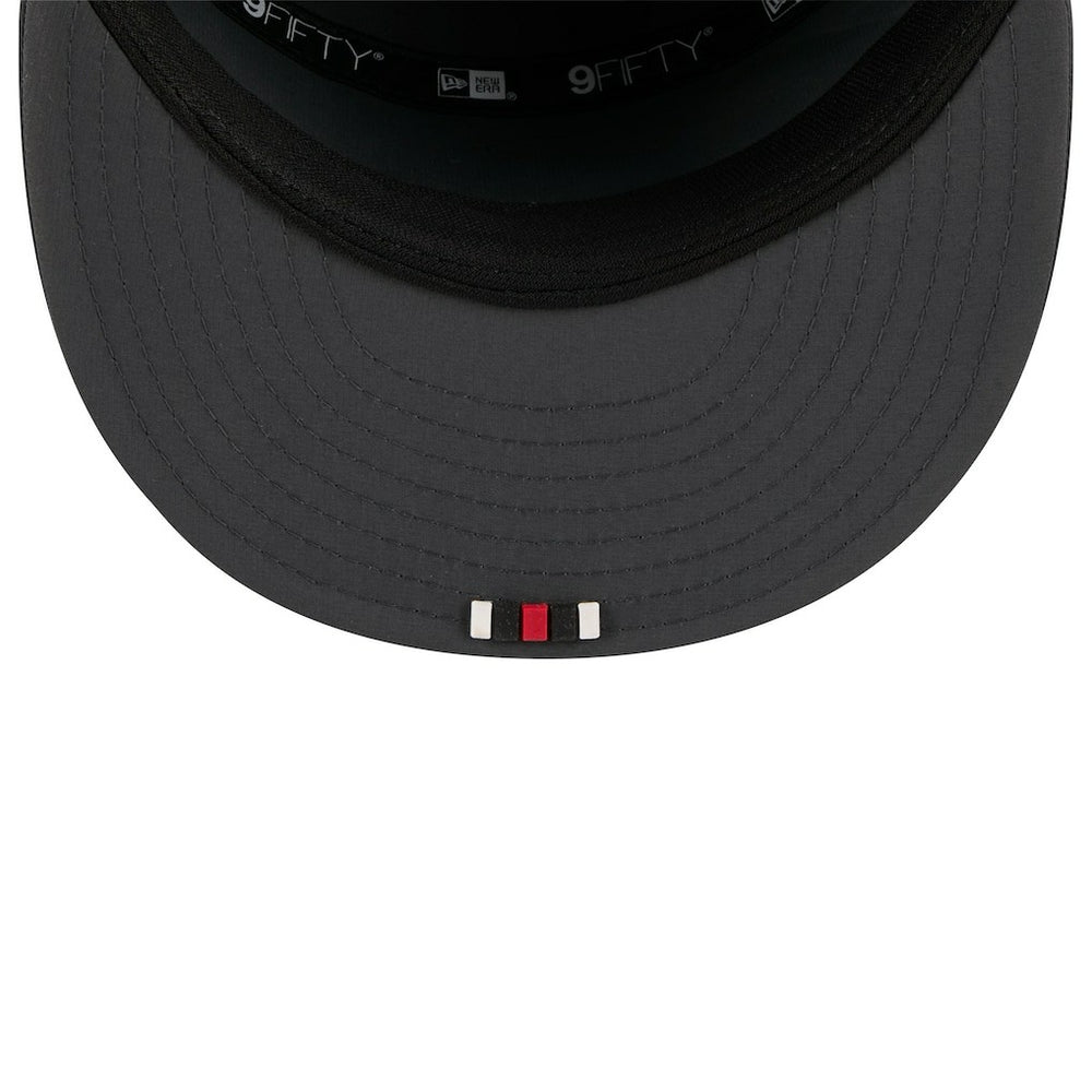 Atlanta Falcons New Era 2025 Sideline Cold Weather Split Panel 9FIFTY Snapback Hat Charcoal