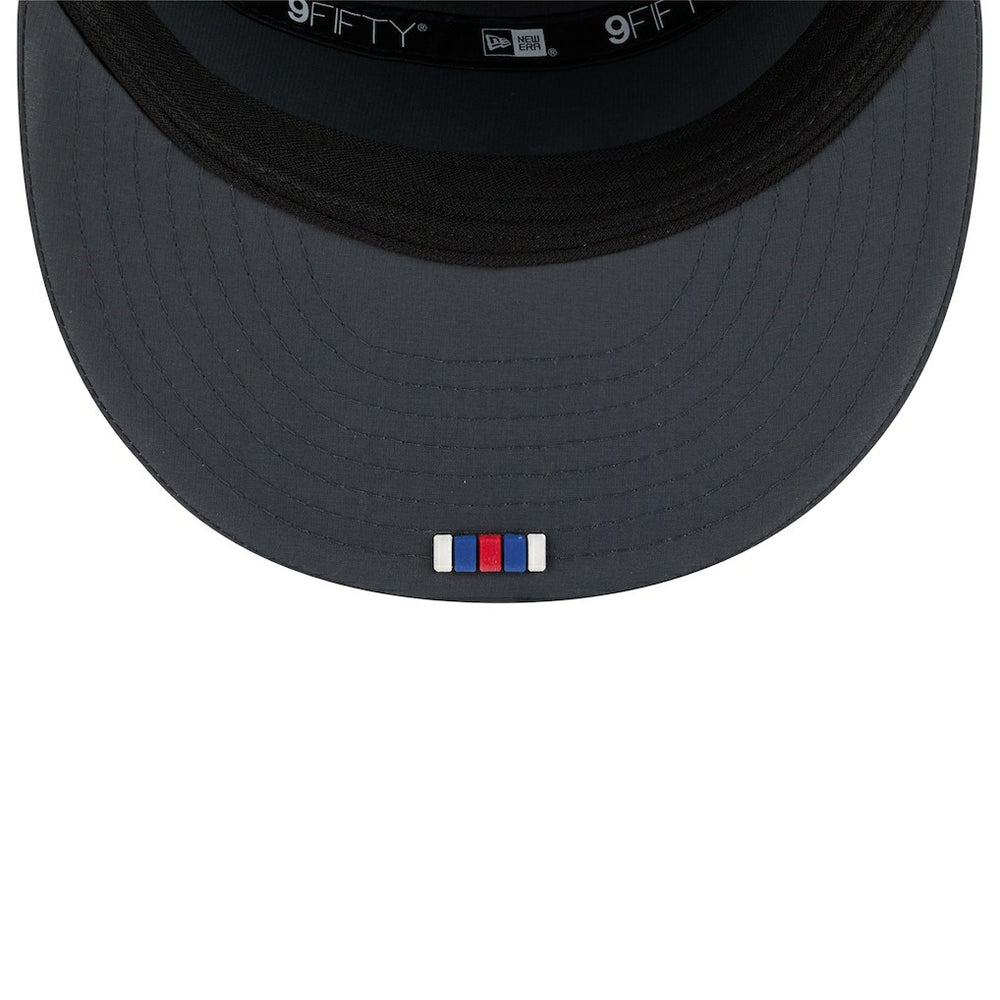 Buffalo Bills New Era 2025 Sideline Cold Weather Split Panel 9FIFTY Snapback Hat Charcoal