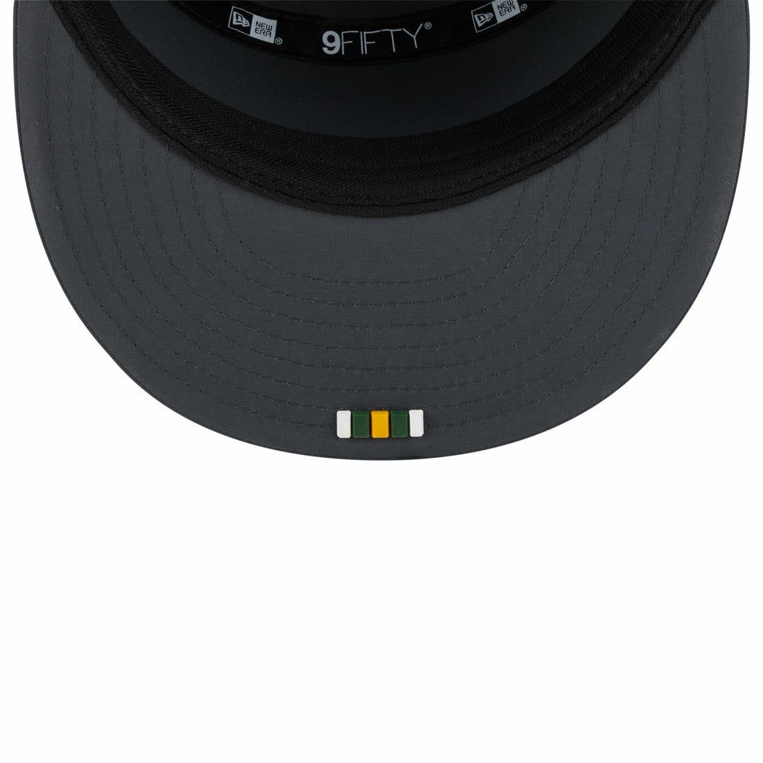 Green Bay Packers New Era 2025 Sideline Cold Weather Split Panel 9FIFTY Snapback Hat Charcoal