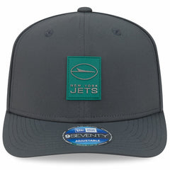 New York Jets New Era 2025 Sideline Cold Weather 9SEVENTY Adjustable Hat Charcoal