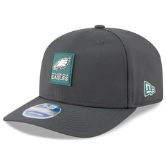 Philadelphia Eagles New Era 2025 Sideline Cold Weather 9SEVENTY Adjustable Hat Charcoal