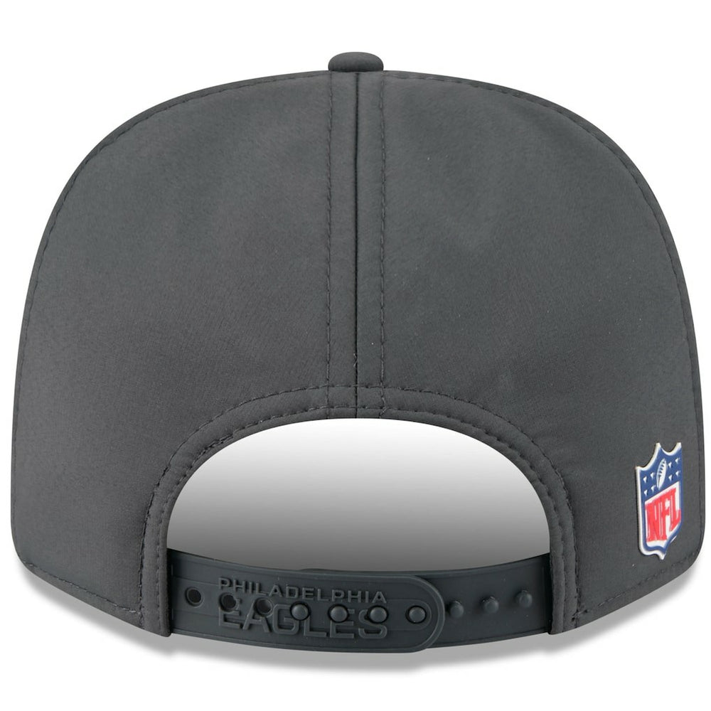 Philadelphia Eagles New Era 2025 Sideline Cold Weather 9SEVENTY Adjustable Hat Charcoal
