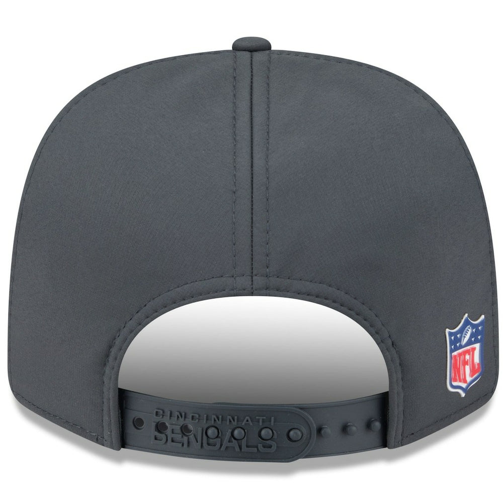 Cincinnati Bengals New Era 2025 Sideline Cold Weather 9SEVENTY Adjustable Hat Charcoal