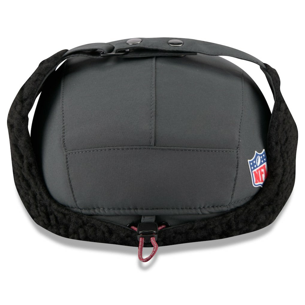 Washington Commanders New Era 2025 Sideline Cold Weather Runner Dog Ear Adjustable Hat Charcoal