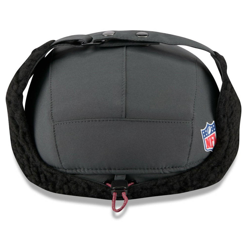 Washington Commanders New Era 2025 Sideline Cold Weather Runner Dog Ear Adjustable Hat Charcoal