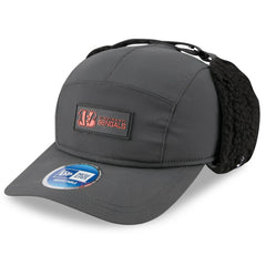 Cincinnati Bengals New Era 2025 Sideline Cold Weather Runner Dog Ear Adjustable Hat Charcoal